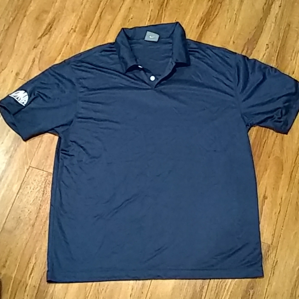 Nike Golf dri fit blue polo size large